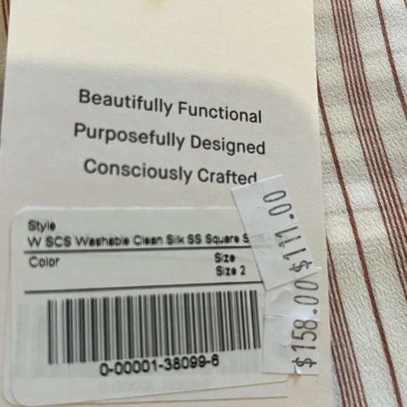 Everlane White and Red Striped Shirt - Picture 6 of 6